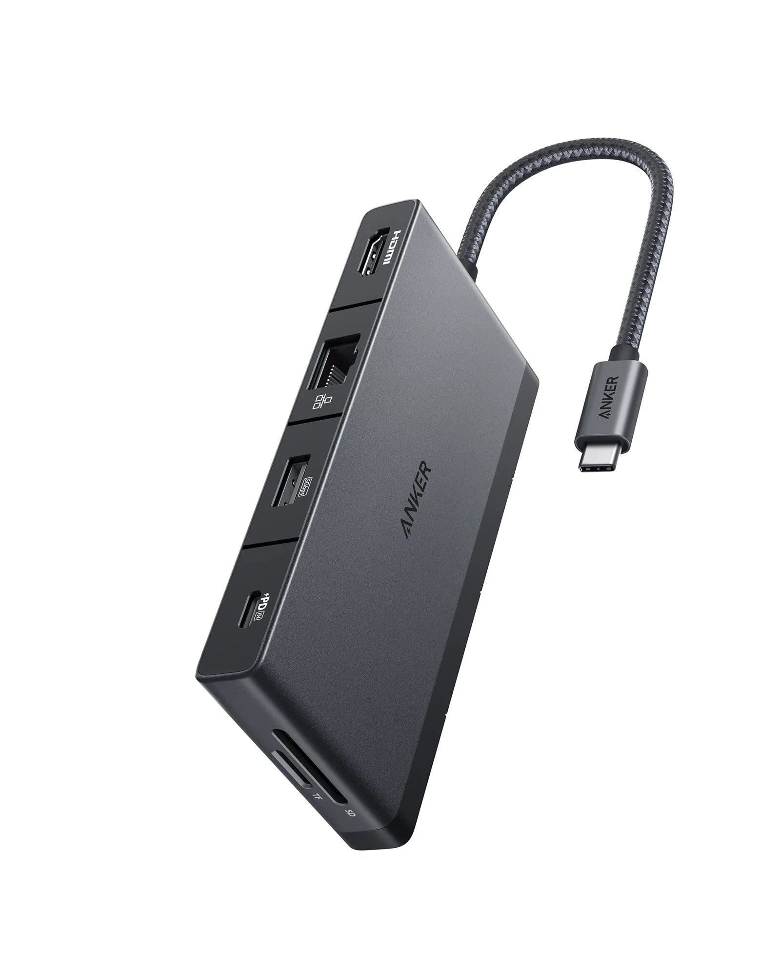 Anker 552 USB-C Hub (9-in-1, 4K HDMI) B2B - UN (excluded CN, Europe) Black Iteration 1