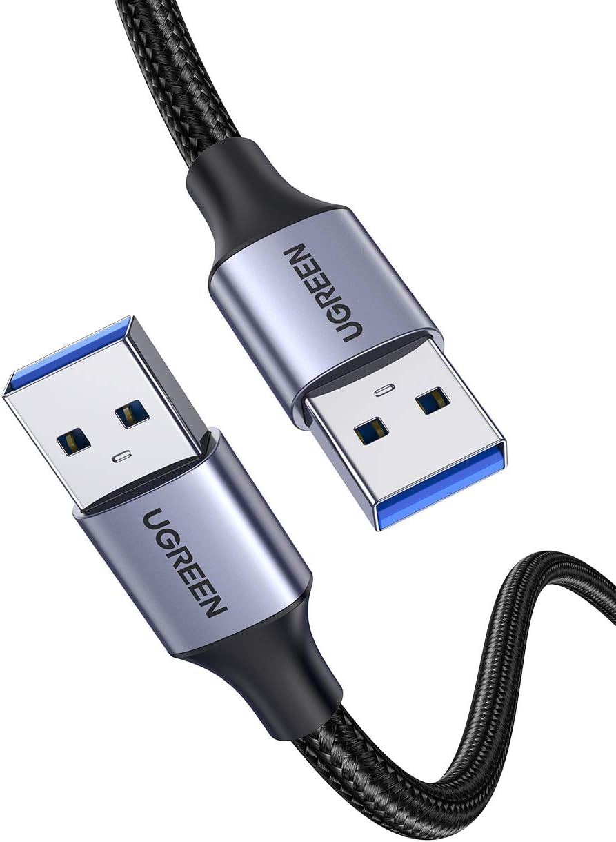 UGREEN كابل USB 3.0 A إلى A بسرعة 5Gbps – مضفر وقوي