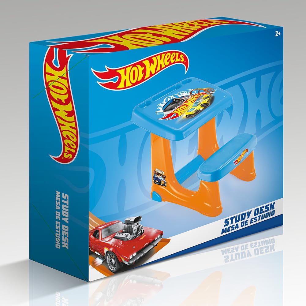 مكتب Hot Wheels للأطفال من DOLU – طاولة كتابة قابلة للتعديل