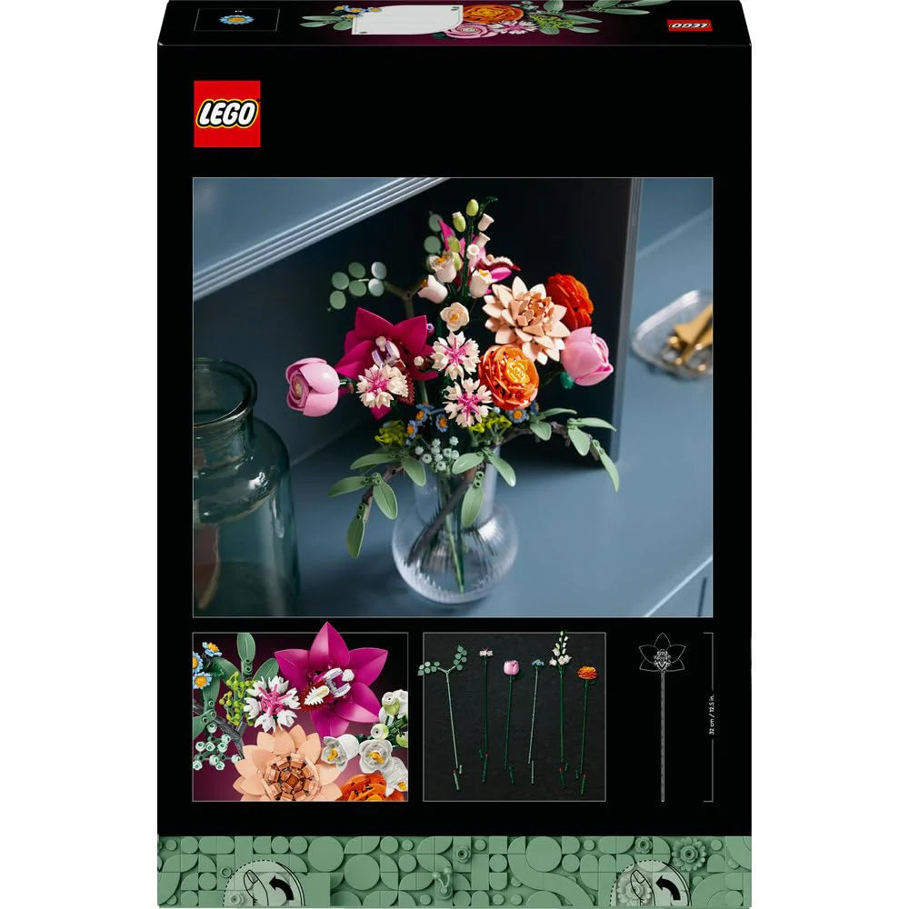 LEGO® Pretty Pink Flower Bouquet 10342 – باقة زهور وردية