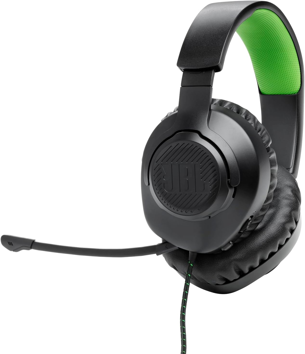 JBL Quantum 100X Wired over-ear gaming headset with a detachable mic