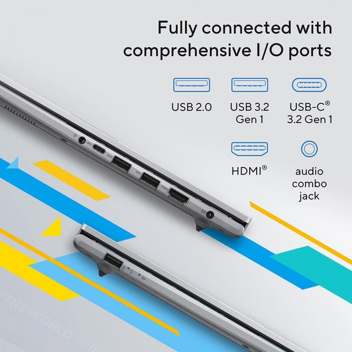 Asus VivoBook 15 i5, 15.6" FHD, 8GB RAM, 512GB SSD