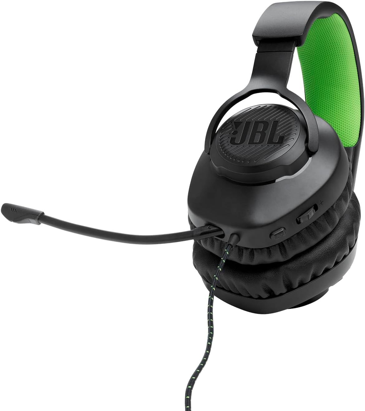 JBL Quantum 100X Wired over-ear gaming headset with a detachable mic