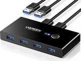 UGREEN 2-In 4-Out USB 2.0 Sharing Switch Box - 30767