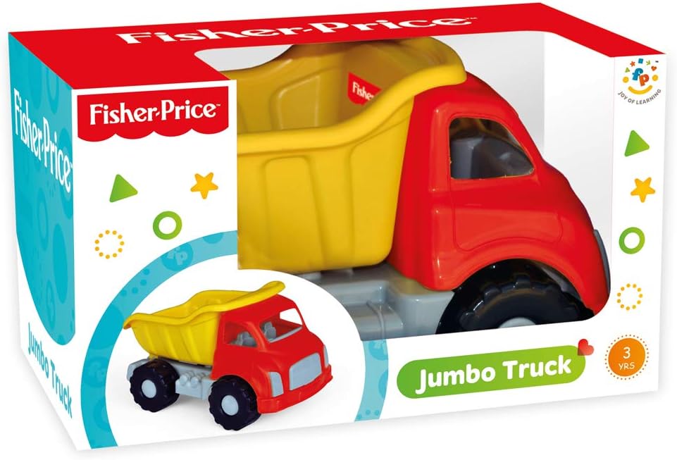 Fisher-Price شاحنة كبيرة وملونة للأطفال – Jumbo Truck 1807