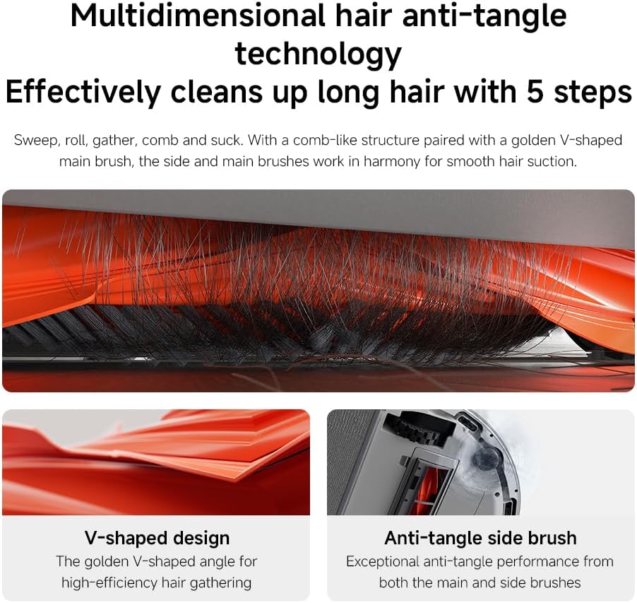 Xiaomi Robot Vacuum H40 – 10,000Pa Suction, LDS Navigation, Auto Dust Emptying, 180min Runtime