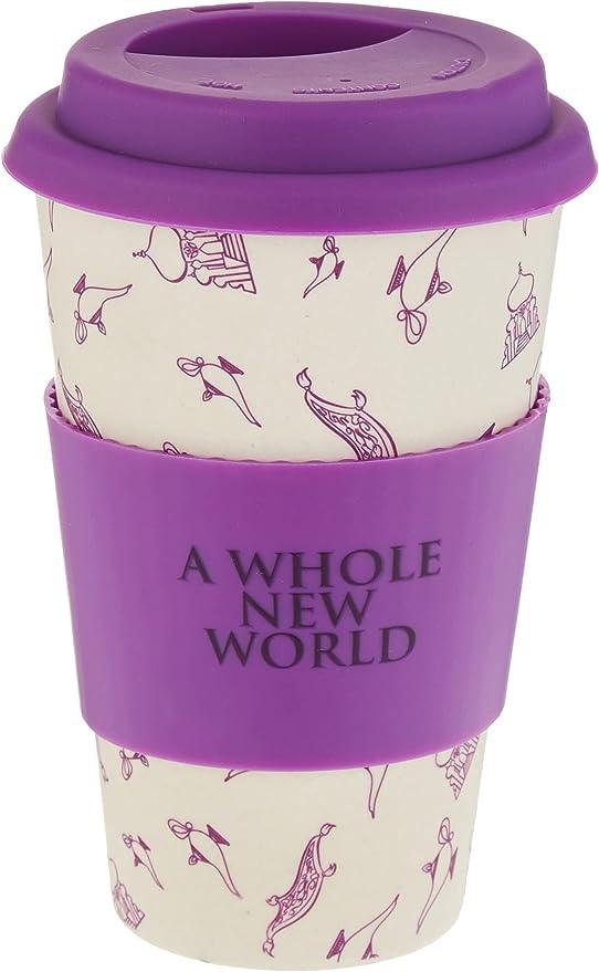من فانكو Funko Disney: Colour Block: Bamboo Lidded Mug: A Whole New World كوب بغطاء من الخيزران