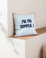 Madame Coco Sommeil Cushion Cover Blue Soft Textured Serene Elegant