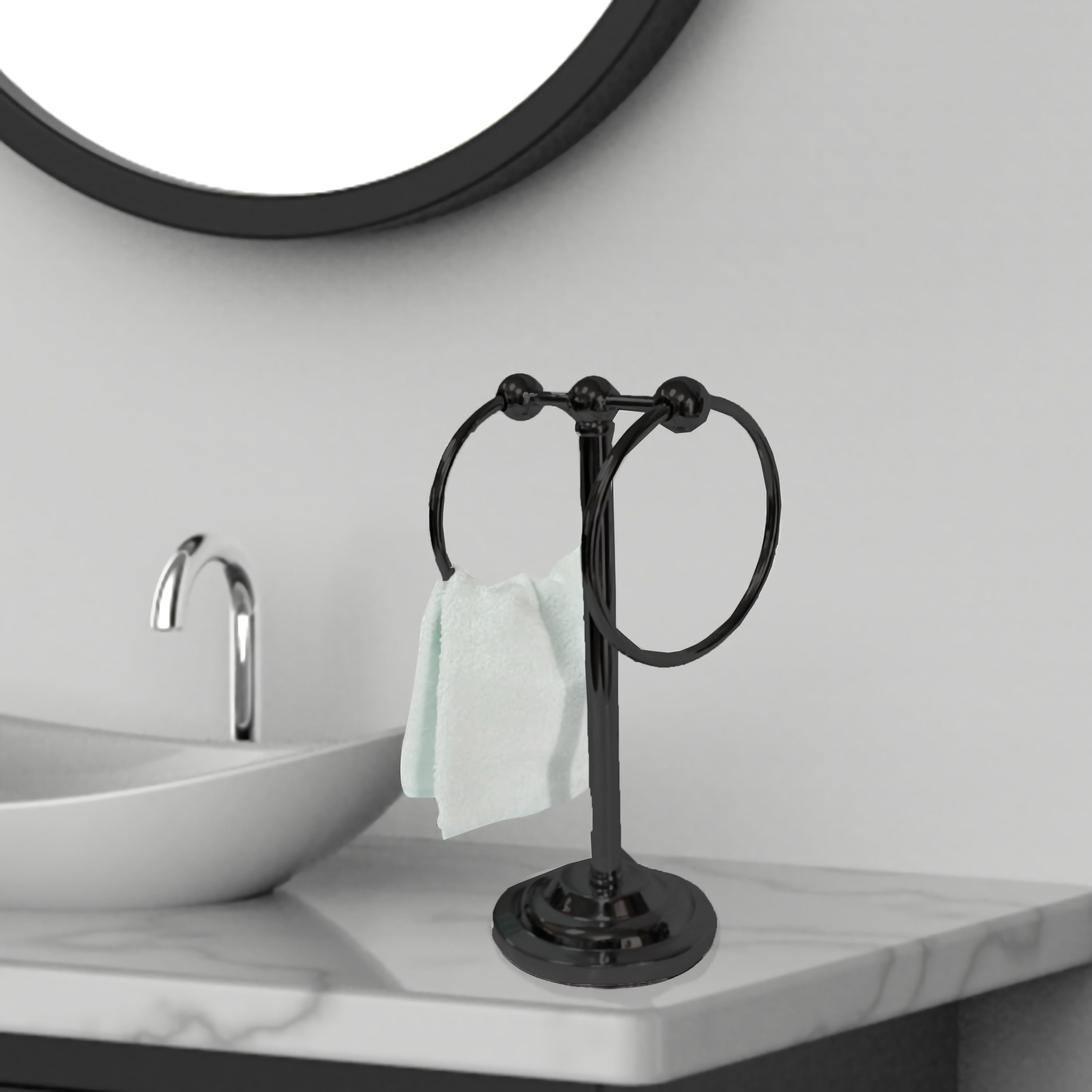 ARMN Mdesign Towel Rack – Brown, Freestanding & Stylish