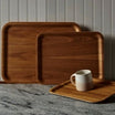 Korel Serving Tray 60.5×42.5 cm – Brown