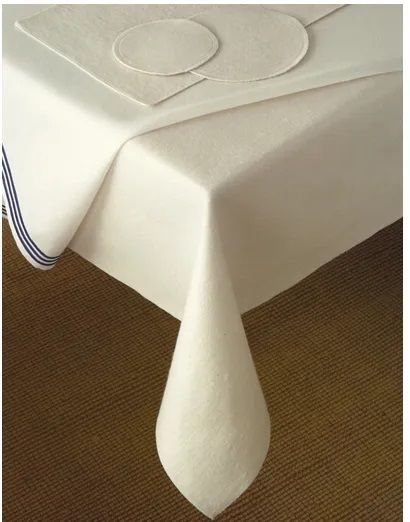 MTB "Melton" Table Protector - White