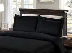 طقم وجوه مخدات 50×90 سم قطعتين ARMN Naturesoft – أسود
