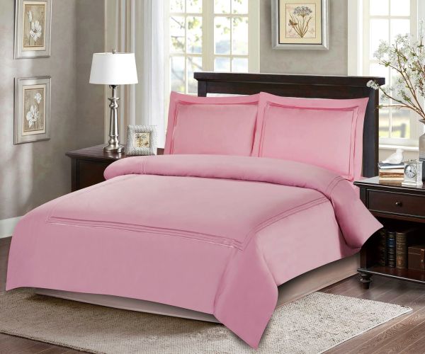 طقم بيت لحاف كوين 4 قطع ARMN Naturesoft – زهري