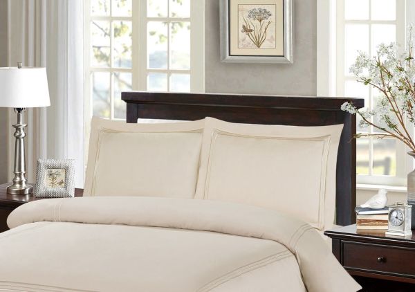 طقم وجوه مخدات 50×90 سم قطعتين ARMN Naturesoft – بيج فاتح
