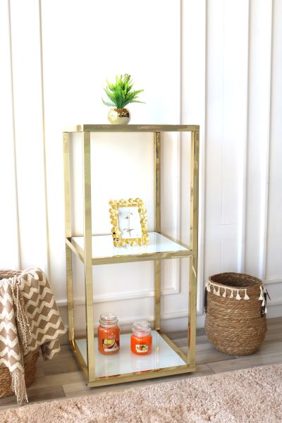 ARMN Milton 3-Tier Stand 45×45cm - Gold