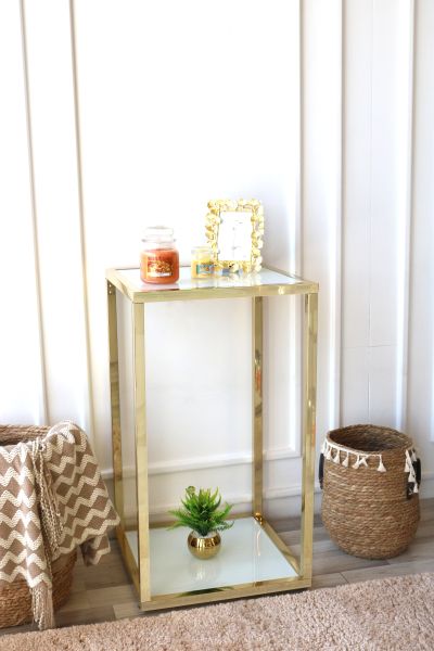 ستاند برفين ARMN Milton 35×35 سم - ذهبي فاخر