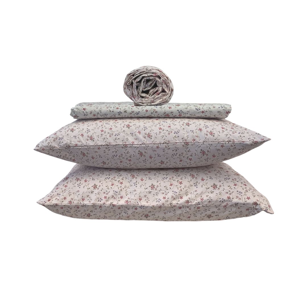 Dolce Notte Armonia 4-Piece Double Summer Bed Set - Pink