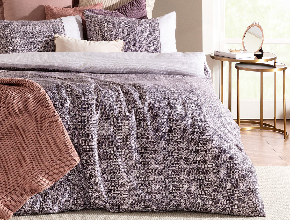 Diane Duvet Cover Set - Coco Crep Patterned - Madame Coco JO