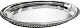 Zolten Oval Tray Silver 45×32 cm – Elegant Daily Serving