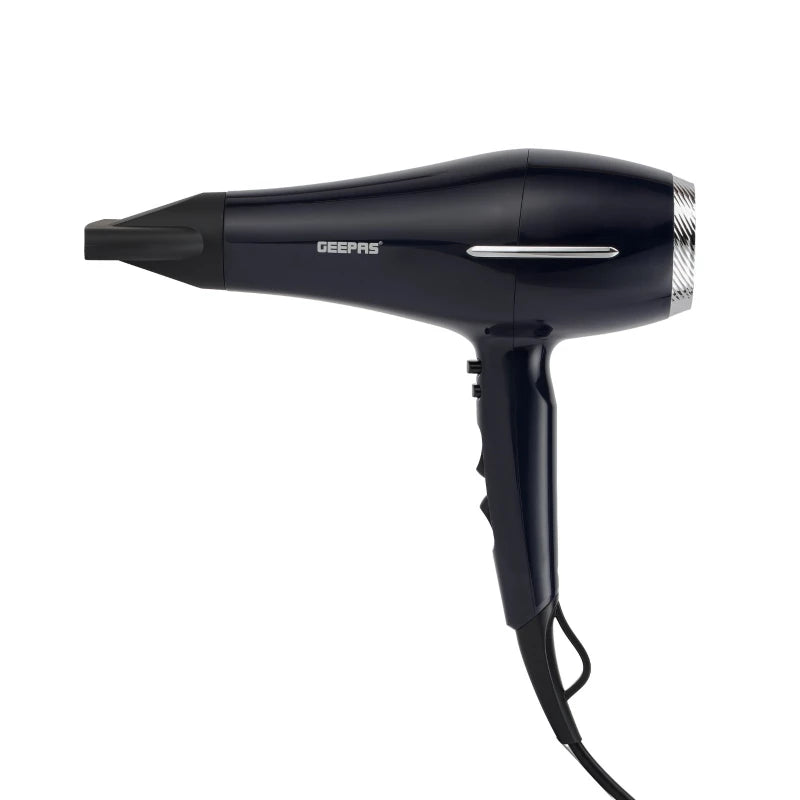 Geepas GHD86007 Professional Hair Dryer – 2400W, 2 Speed & 3 Heat Settings, Cool Shot | Black