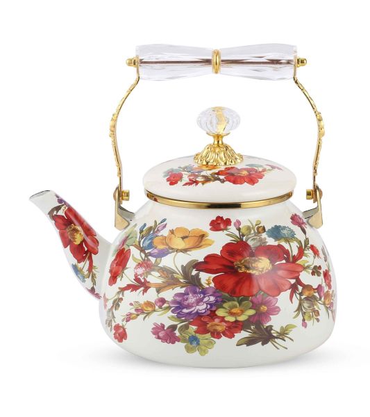 LifeSmile 2.8L Floral Design Teapot – Multi Colors
