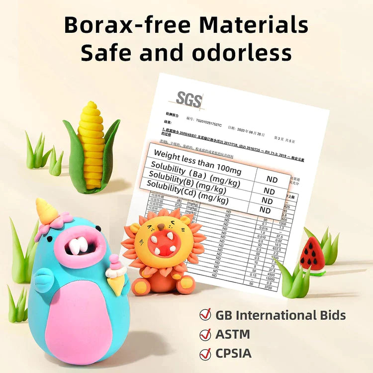 الصلصال الخالي من البورق من ميدير  – 24 لون