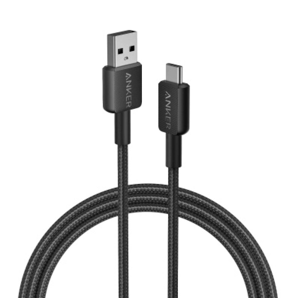 Anker 322 USB-A to USB-C Cable (6ft Braided) - Black Iteration 1