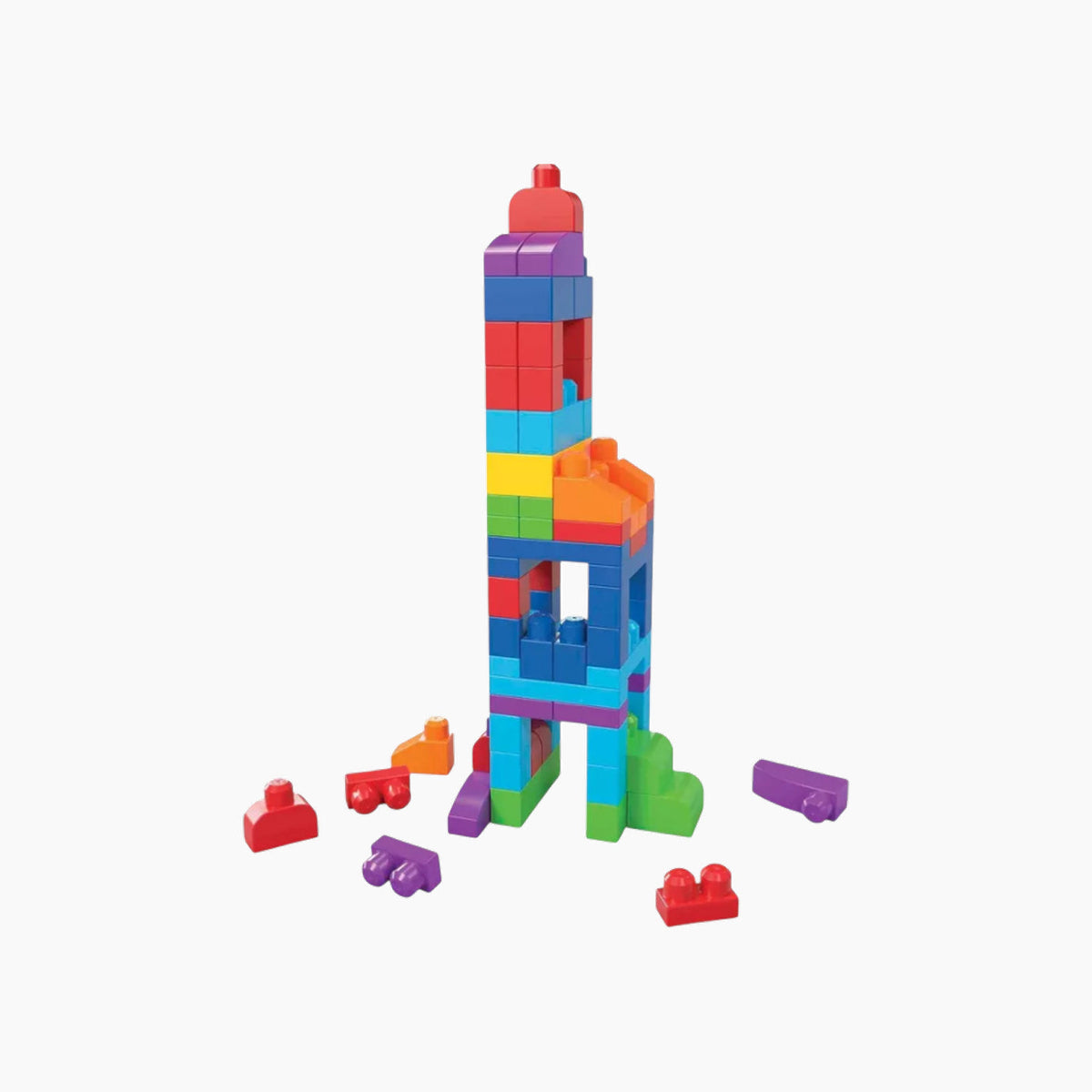 Mega Bloks First Builders Big Building Bag 80 Pcs Classic