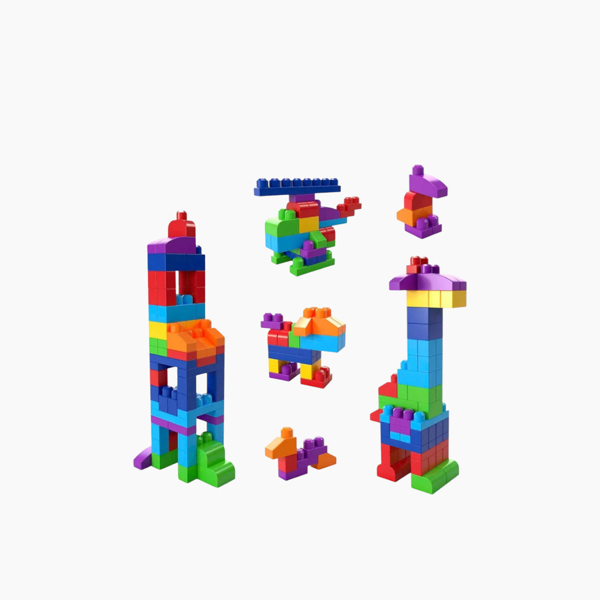 Mega Bloks First Builders Big Building Bag 80 Pcs Classic