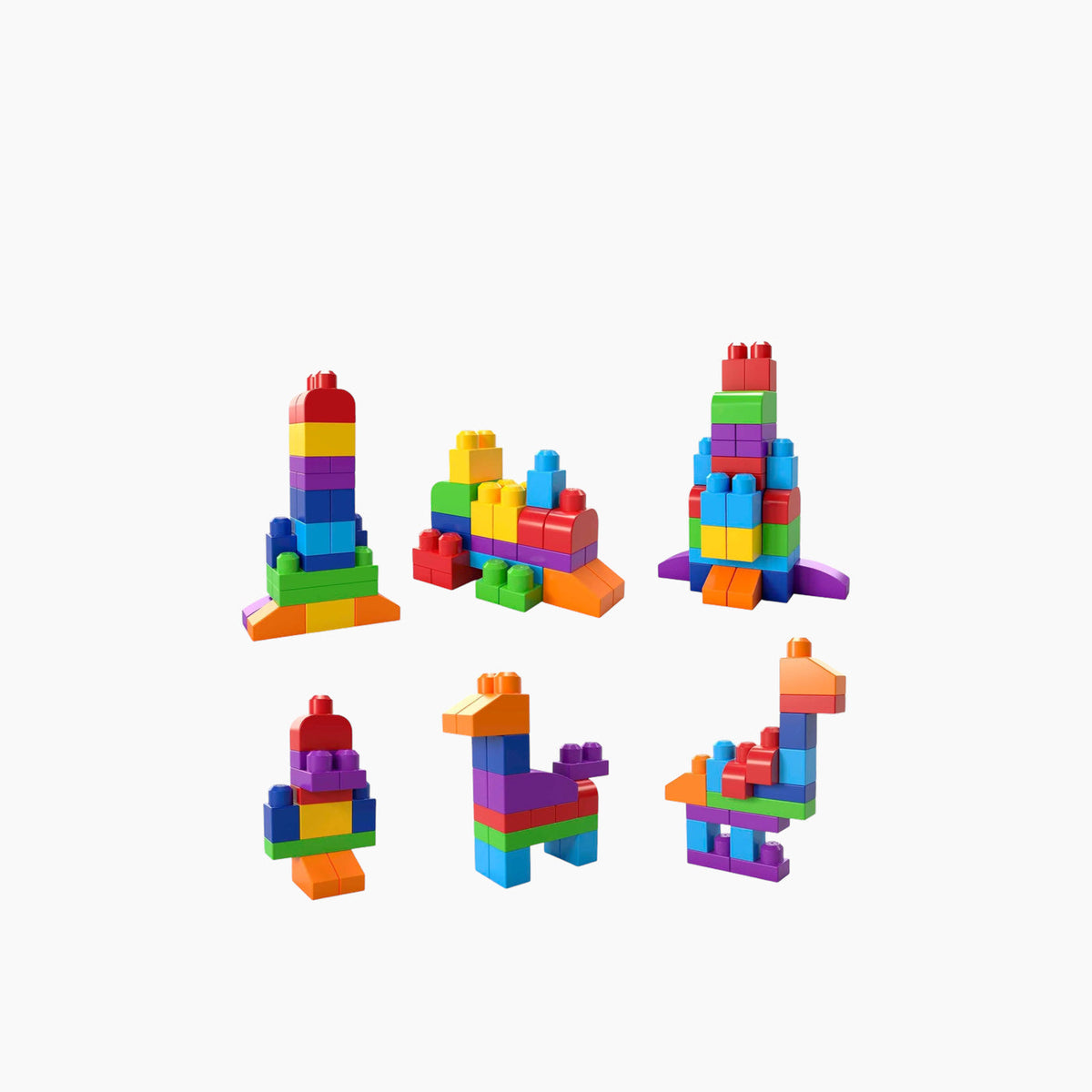 Mega Bloks First Builders Building Bag 60 Pcs Classic
