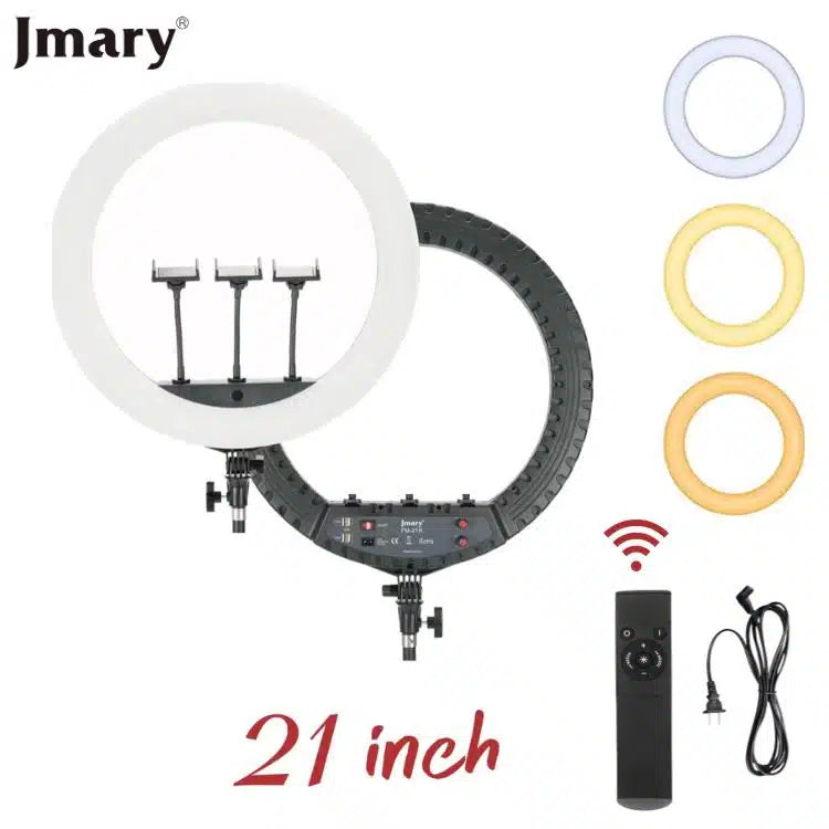 Jmary 21 inch Ring Light Dimmable / Ring Lamp for mobile phone - Black