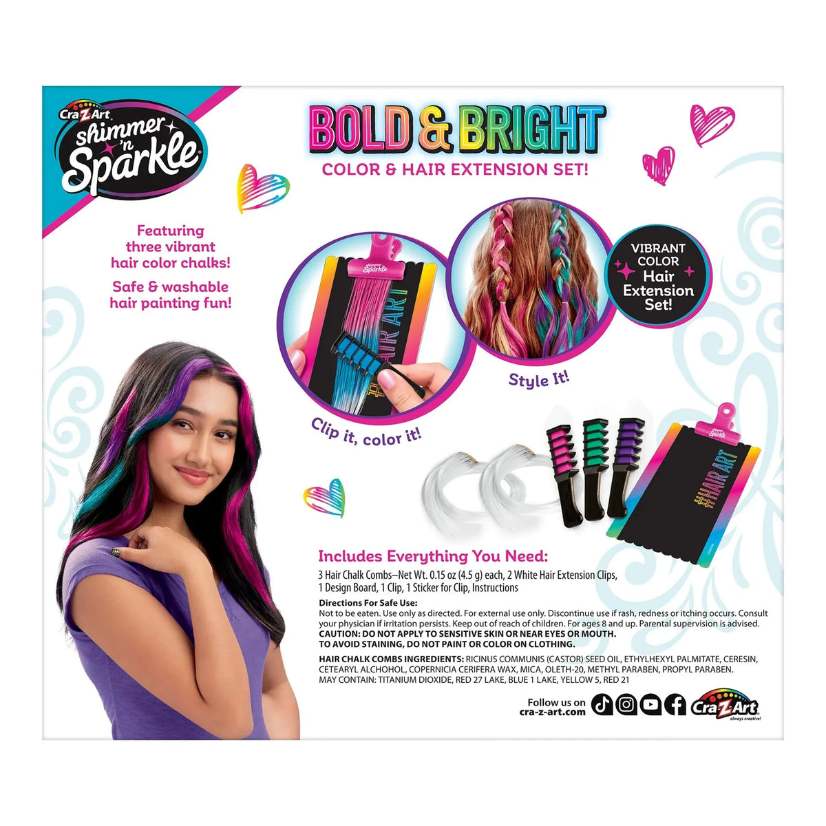 Shimmer N Sparkle FX Hair Extensions – Deluxe Value Set #65632