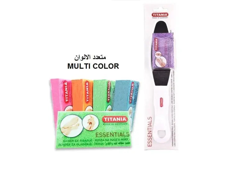 Titania Double Foot File with Sponge 3020 – Soft Feet Care