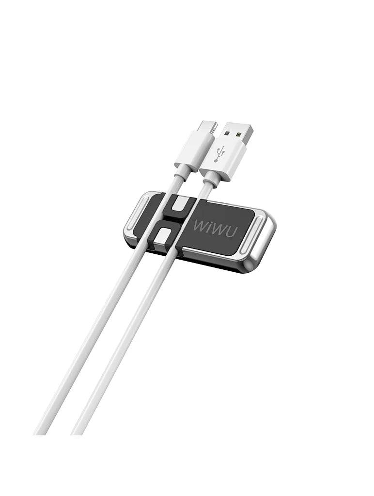 منظم كابلات يو اس بي من ويوو وحامل مشابك الأسلاك للمكتب والسيارة