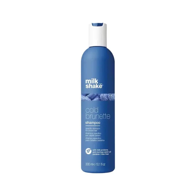 Milk Shake Cold Brunette Shampoo 300ml – Tone Brassiness in Brown Hair