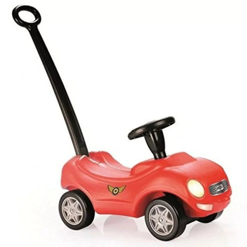 Dolu Racer Ride-On Car with Parent Handle Bar – Red | Kids Ride-On