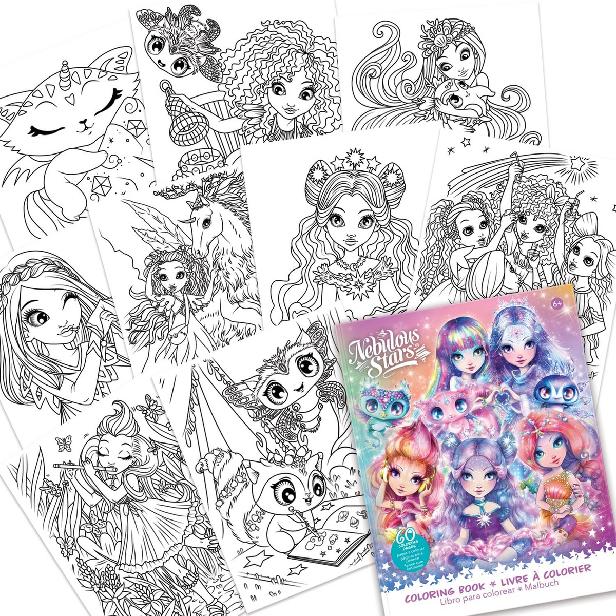 Nebulous Stars Universe Coloring Book