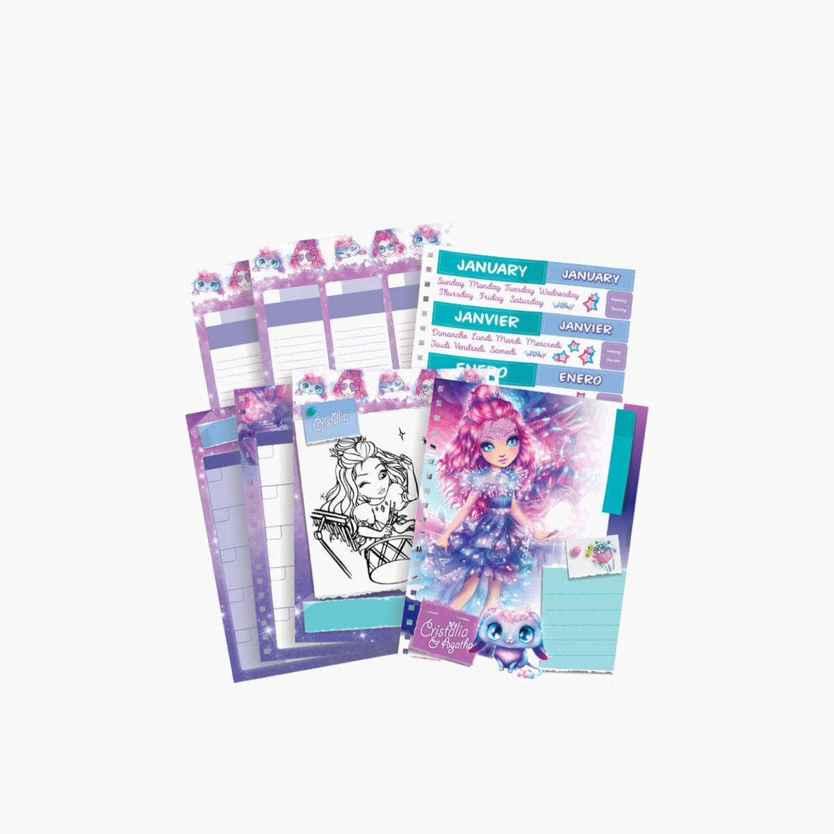 Nebulous Stars Daily Planner – Series 4 (cristalia & Agatha)