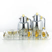 Almarjan 21-Piece Tea & Coffee Set - Silver & Gold