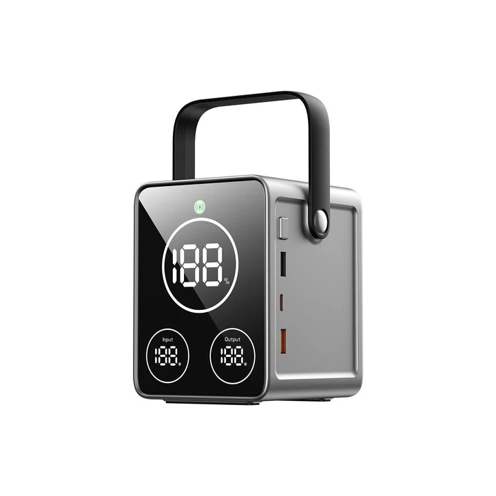WIWU Power Station PS300 5-in-1 Outdoor Power Bank 50000mAh, 100W Fast Charging with Wireless Pad