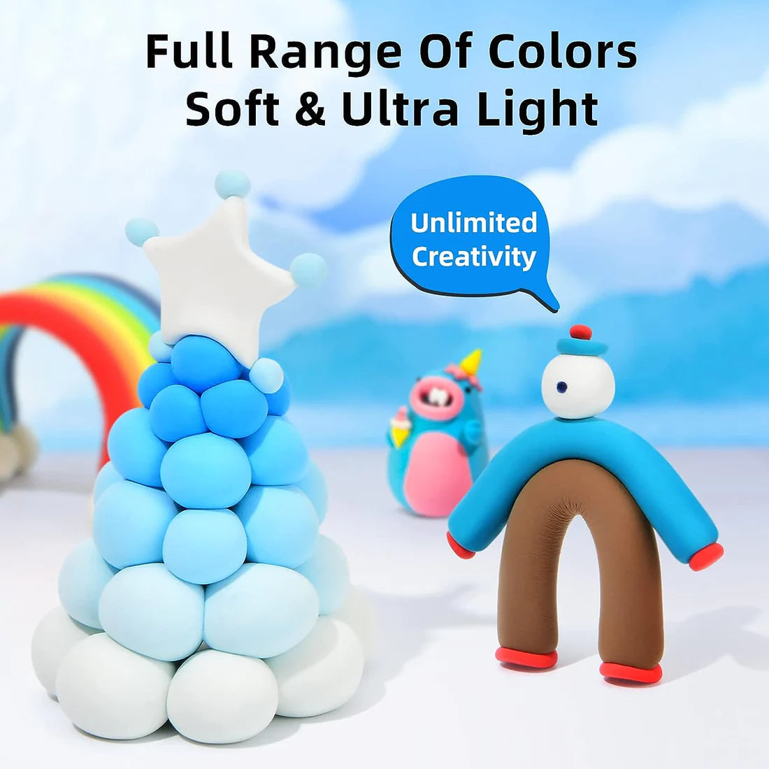 الصلصال الخالي من البورق من ميدير – 36 لون