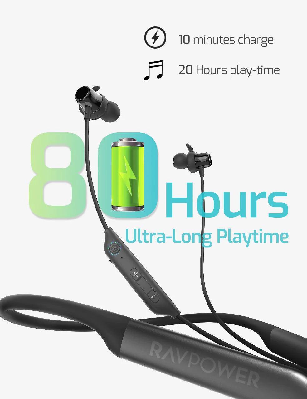 سماعات رأس RAVPower Surround Sport Neckband