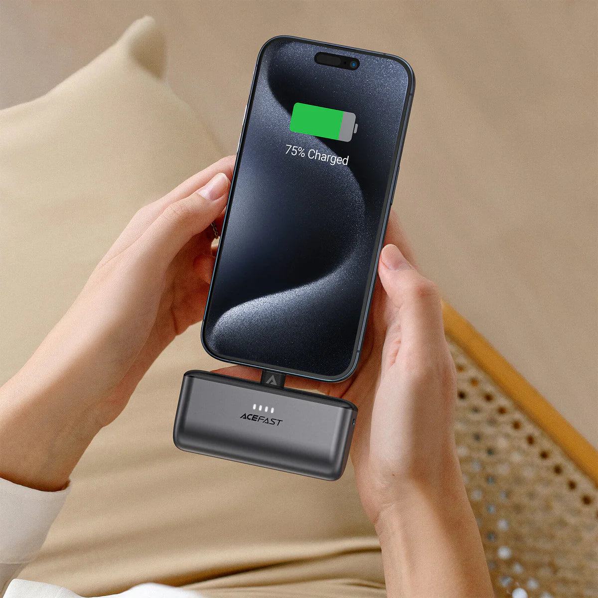 باور بانك ACEFAST 5000mAh سريع | قابس قابل للطي USB-C PD 20W