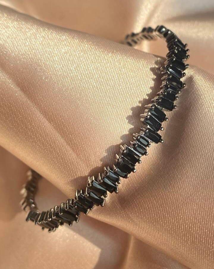 Open cubic zirconia decoration bracelet for women for party banquet wedding