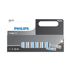 بطارية Philips LongLife R6L12W/40 AA – طاقة طويلة الأمد