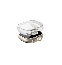 UNIQ Garde Hybrid Watch Case With Screen Protection 49MM - Dove Clear