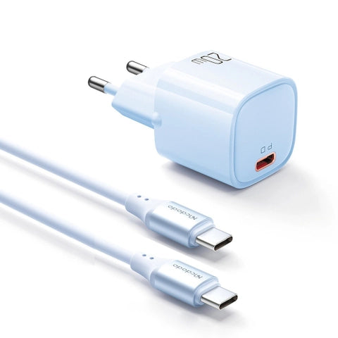 شاحن مكدودو بي دي 20 وات نانو مع كابل سي إلى سي