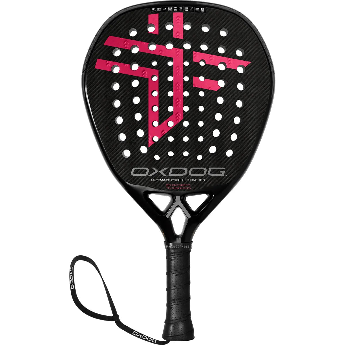 OXDOG Ultimate Pro+ HES-Carbon SilentSpeed 3D/Sand DM Racket