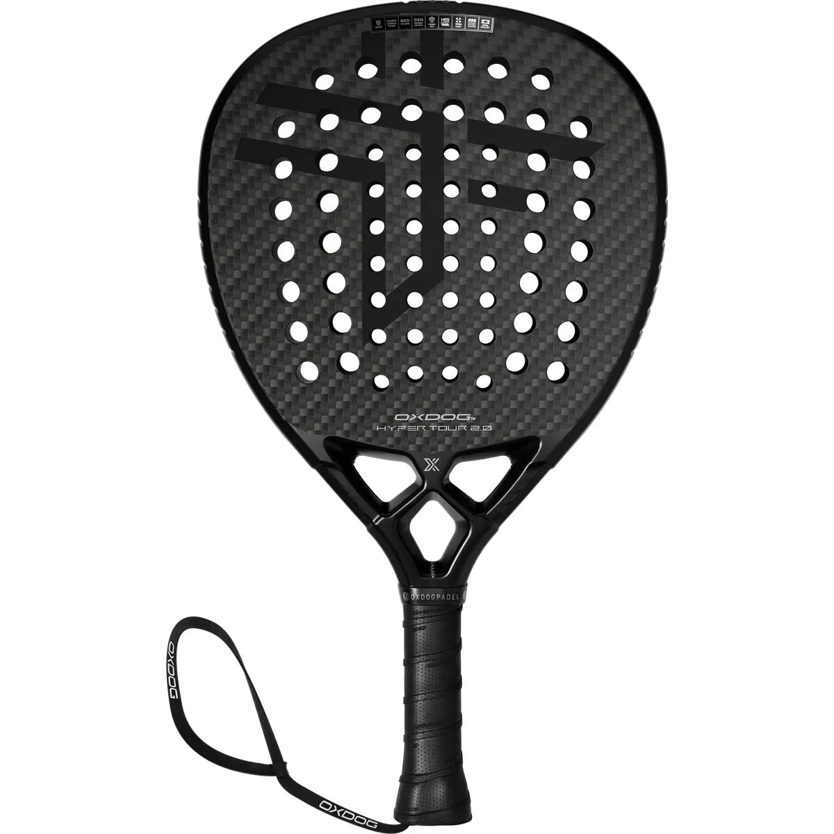 OXDOG Hyper Tour 2.0 HES-Carbon PowerRibs 3D DR Racket