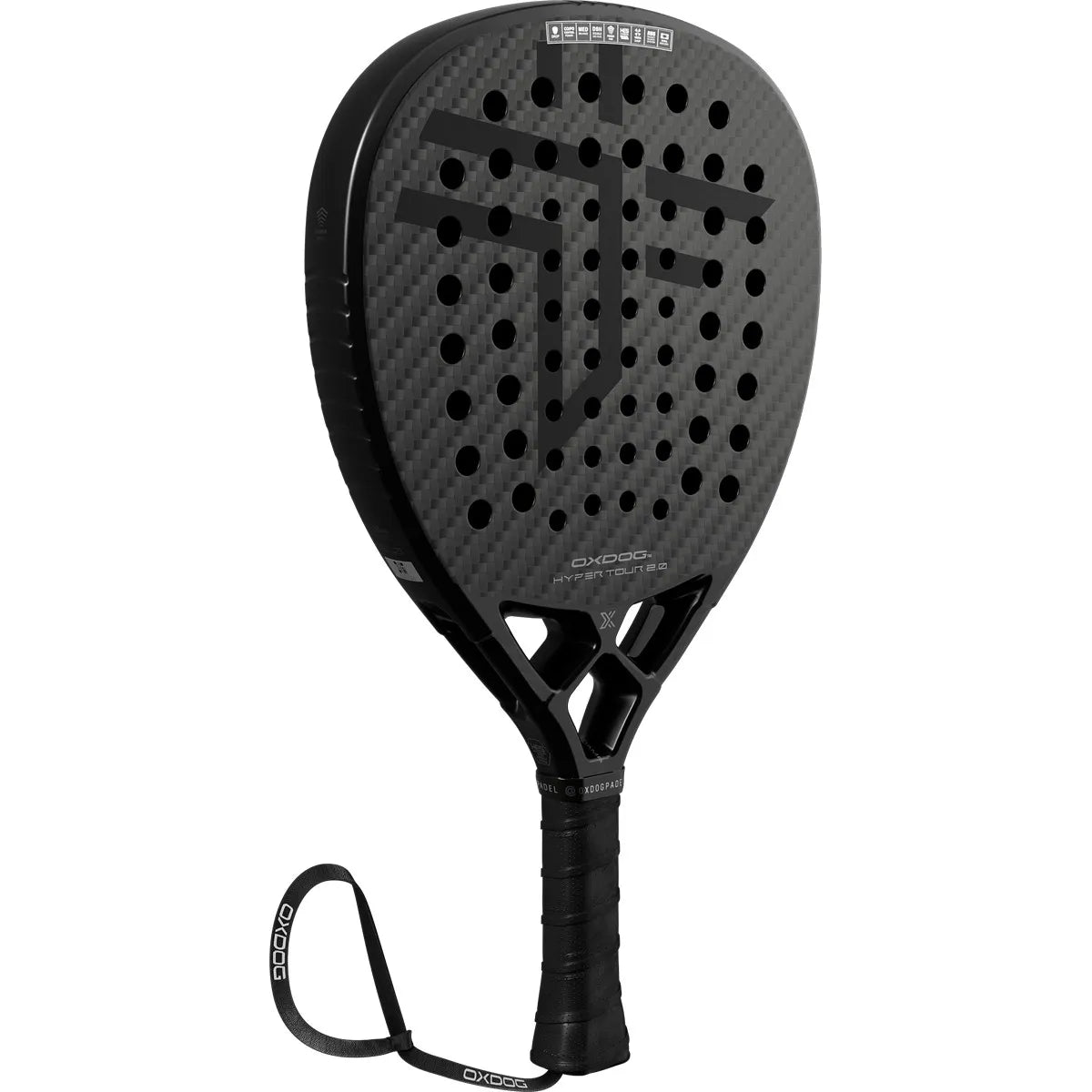 OXDOG Hyper Tour 2.0 HES-Carbon PowerRibs 3D DR Racket